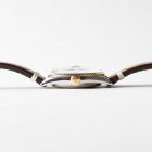 Rolex datejust 1601 two-tone linen dial from 1971 crown