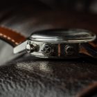 Vintage Zenith Chronograph A278 from 1960s watch crown